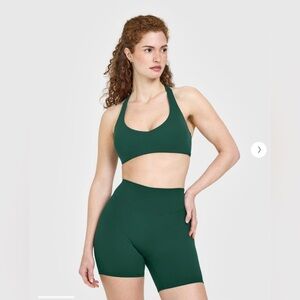 Oner Active SOFTMOTION BRALETTE WITH WHITE LOGO size S Dark Racing Green